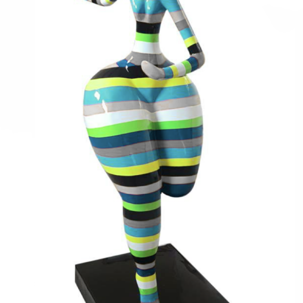 Art NANA Figur  -  130 cm -  Hochglanz Lack - Kunstbemalung