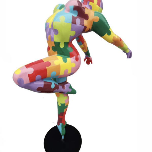 WOMAN Art NANA Figur  -  165 cm -  Hochglanz Lack - Kunstbemalung