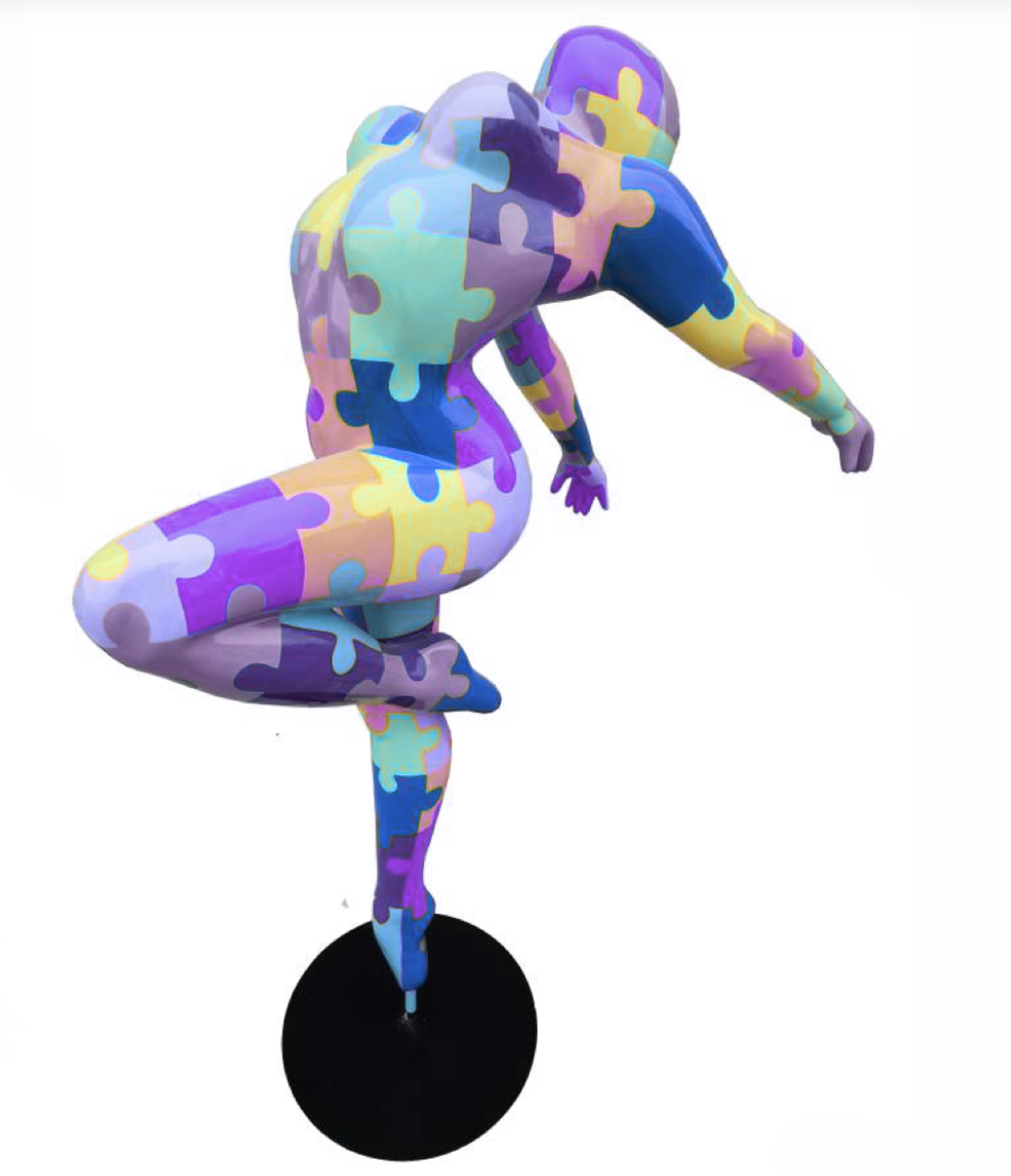 WOMAN Art NANA Figur - 165 cm - Hochglanz Lack - Kunstbemalung