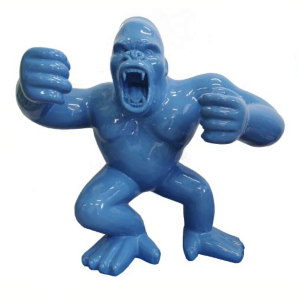 Pop-Art Gorilla  -  XXXL -  214 cm - Hochglanz Lack