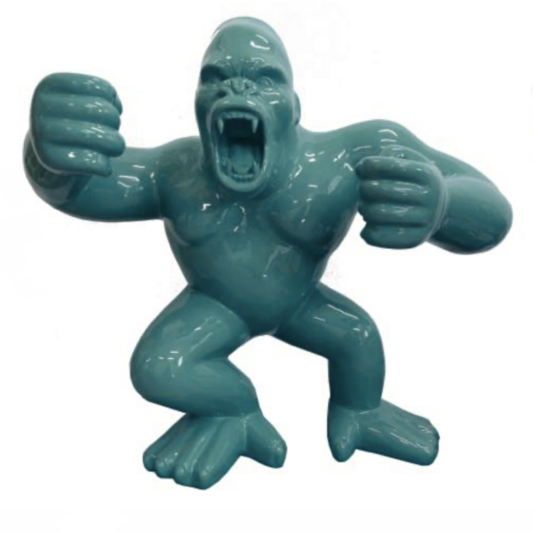 Pop-Art Gorilla  -  XXXL -  214 cm - Hochglanz Lack