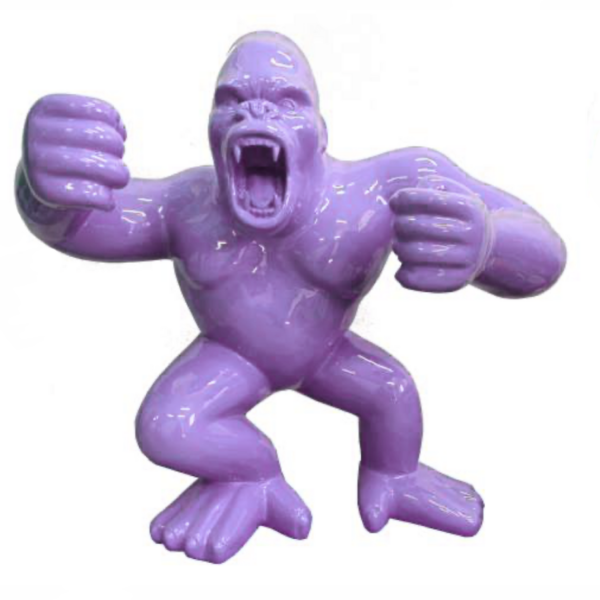 Pop-Art Gorilla  -  XXXL -  214 cm - Hochglanz Lack