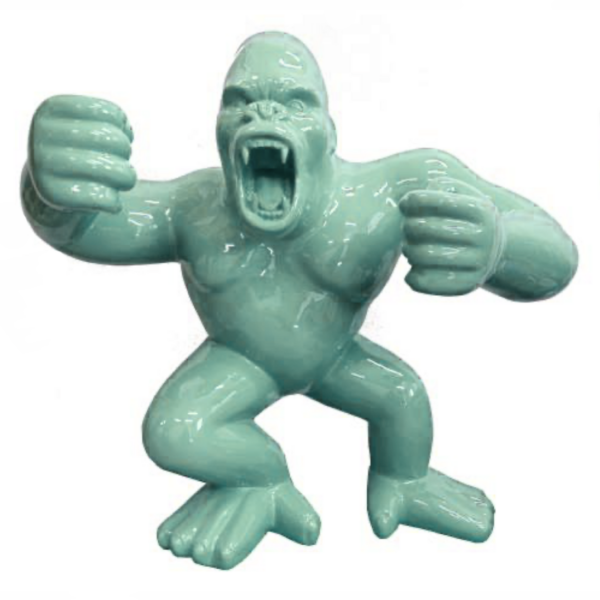 Pop-Art Gorilla  -  XXXL -  214 cm - Hochglanz Lack