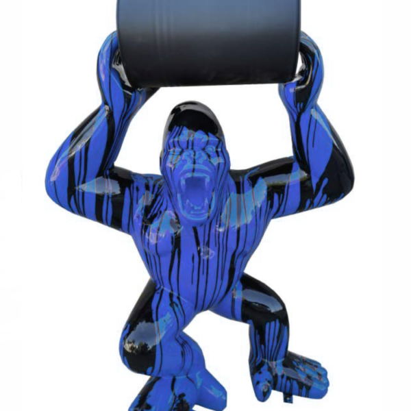 Pop-Art Gorilla  -  140 cm - Hochglanz Lack