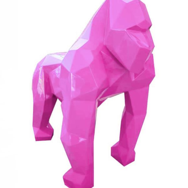 Pop-Art Gorilla  -  128 cm - Hochglanz Lack