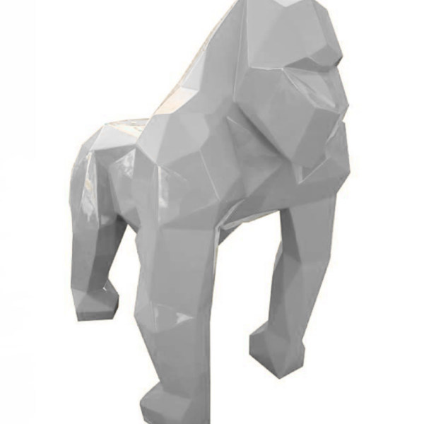 Pop-Art Gorilla  -  128 cm - Hochglanz Lack