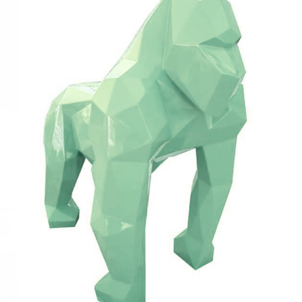 Pop-Art Gorilla  -  128 cm - Hochglanz Lack