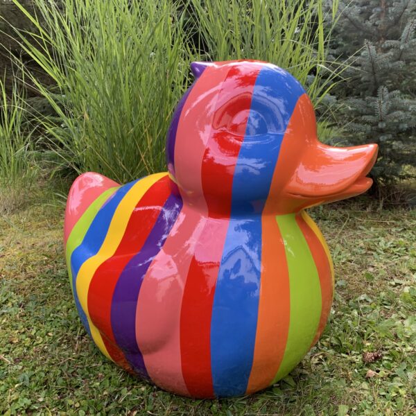 Abstrakte Ente - XXL  -  Designer Deko Hochglanz Lack - 60 cm